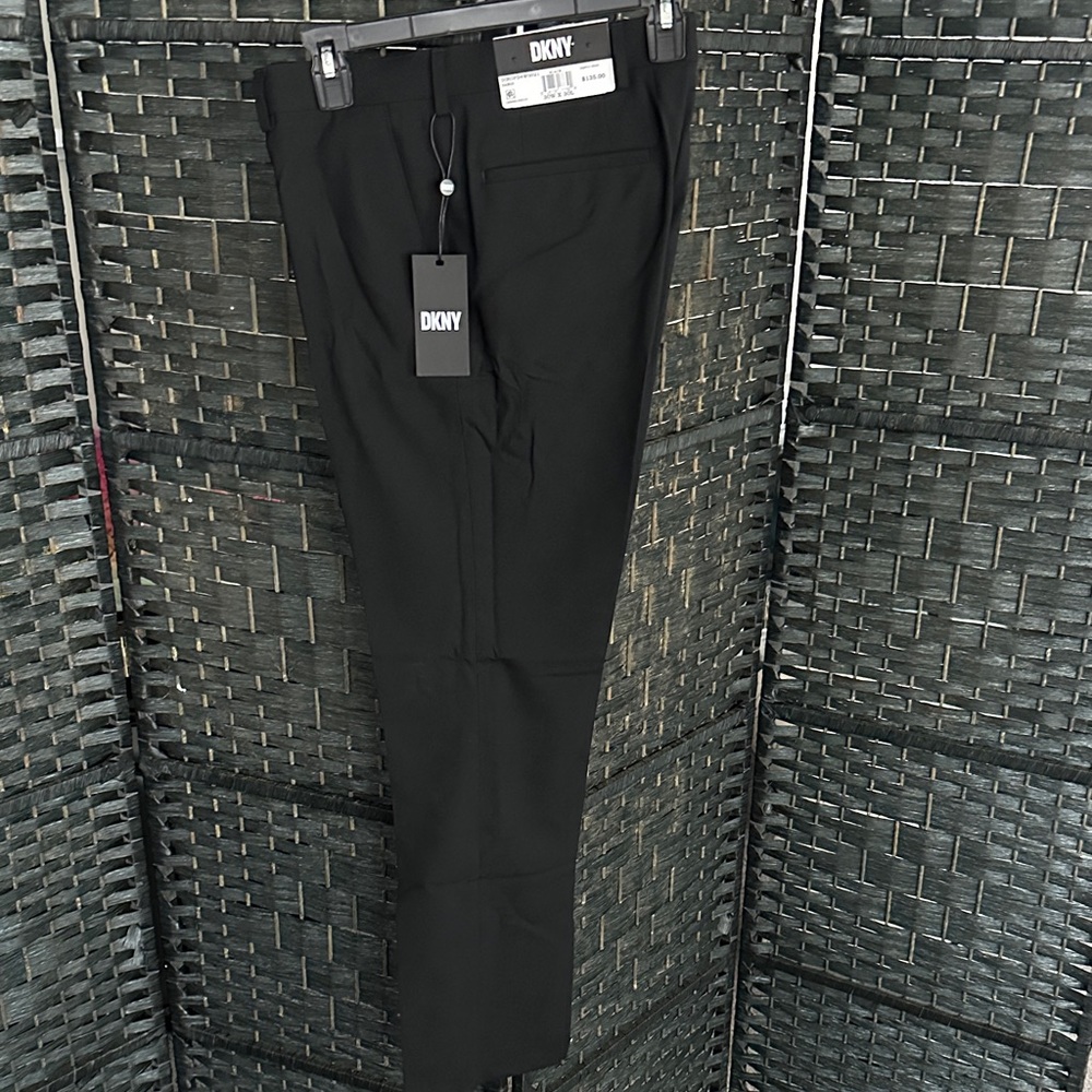DKNY Men's Classic Black Dress Pants 30 x 30